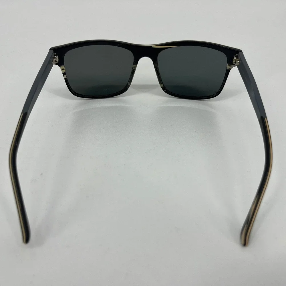 Prodesign Denmark 8618 Mens Sunglasses Matte Black Grey Rectangular 57-18-145